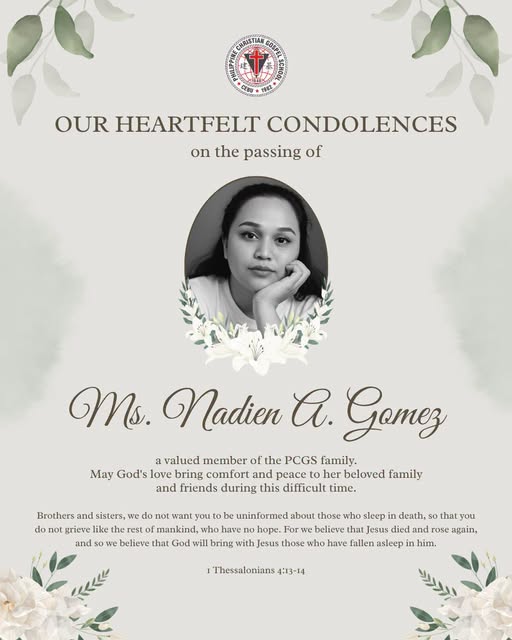 Nadien A. Gomez Obituary, Cause of Death – PCGS Mourns Beloved 32-Year-Old ICT Team Member