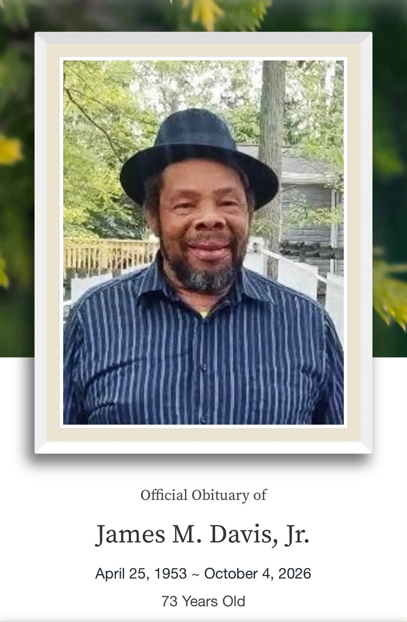 James Davis Obituary, Cause of Death - Family and Friends Mourn Sudden Passing of Beloved Father
